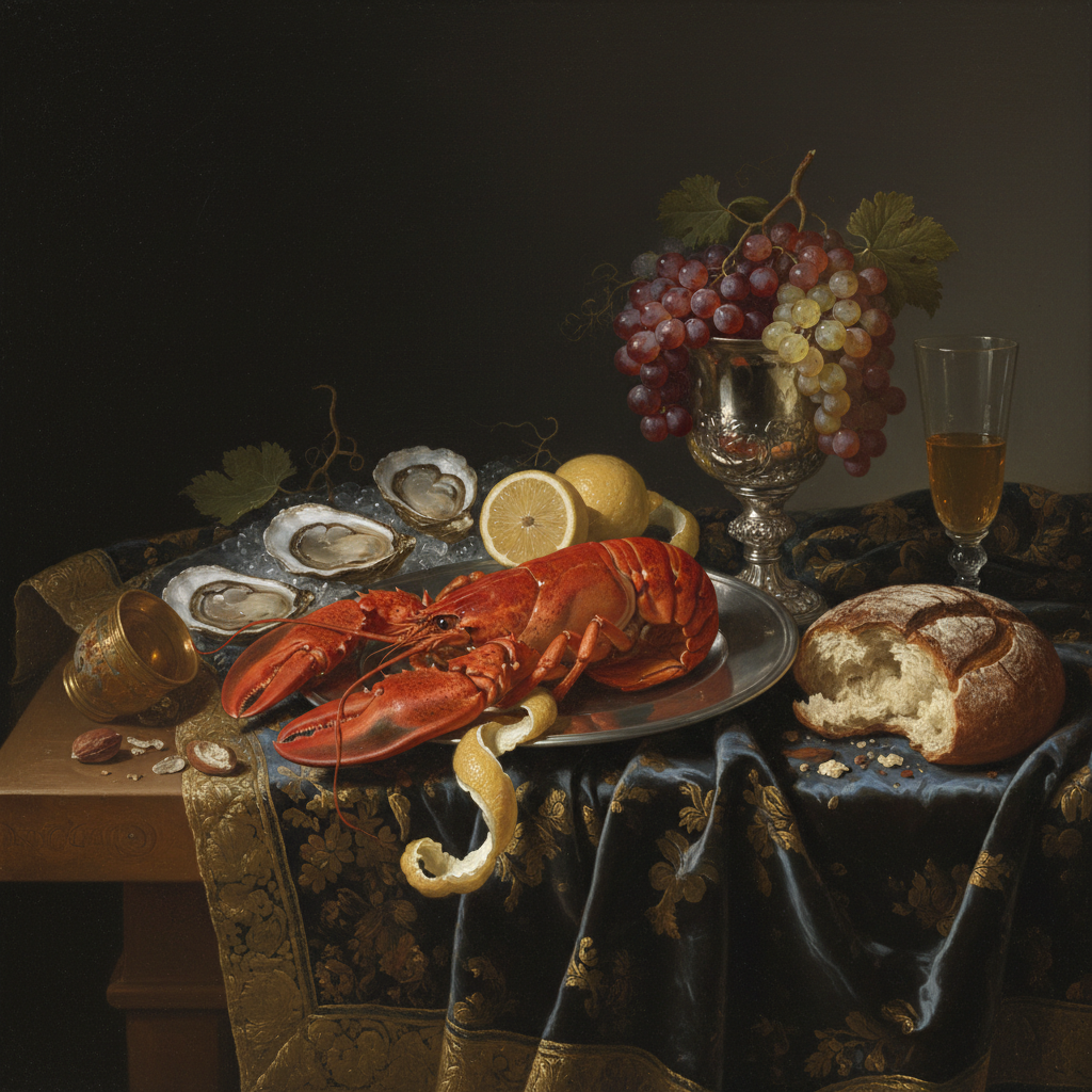 B12 Jan Davidsz De Heem Lobster Banquet