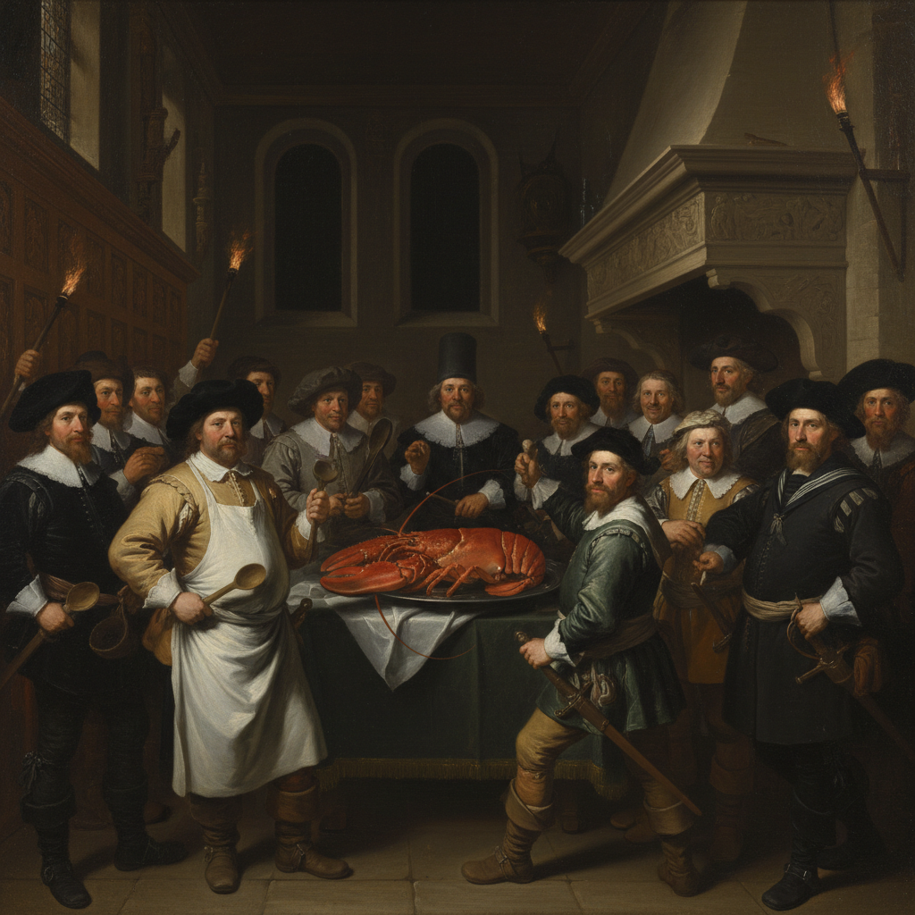 B12 Rembrandt Nightwatch Lobster Tribute