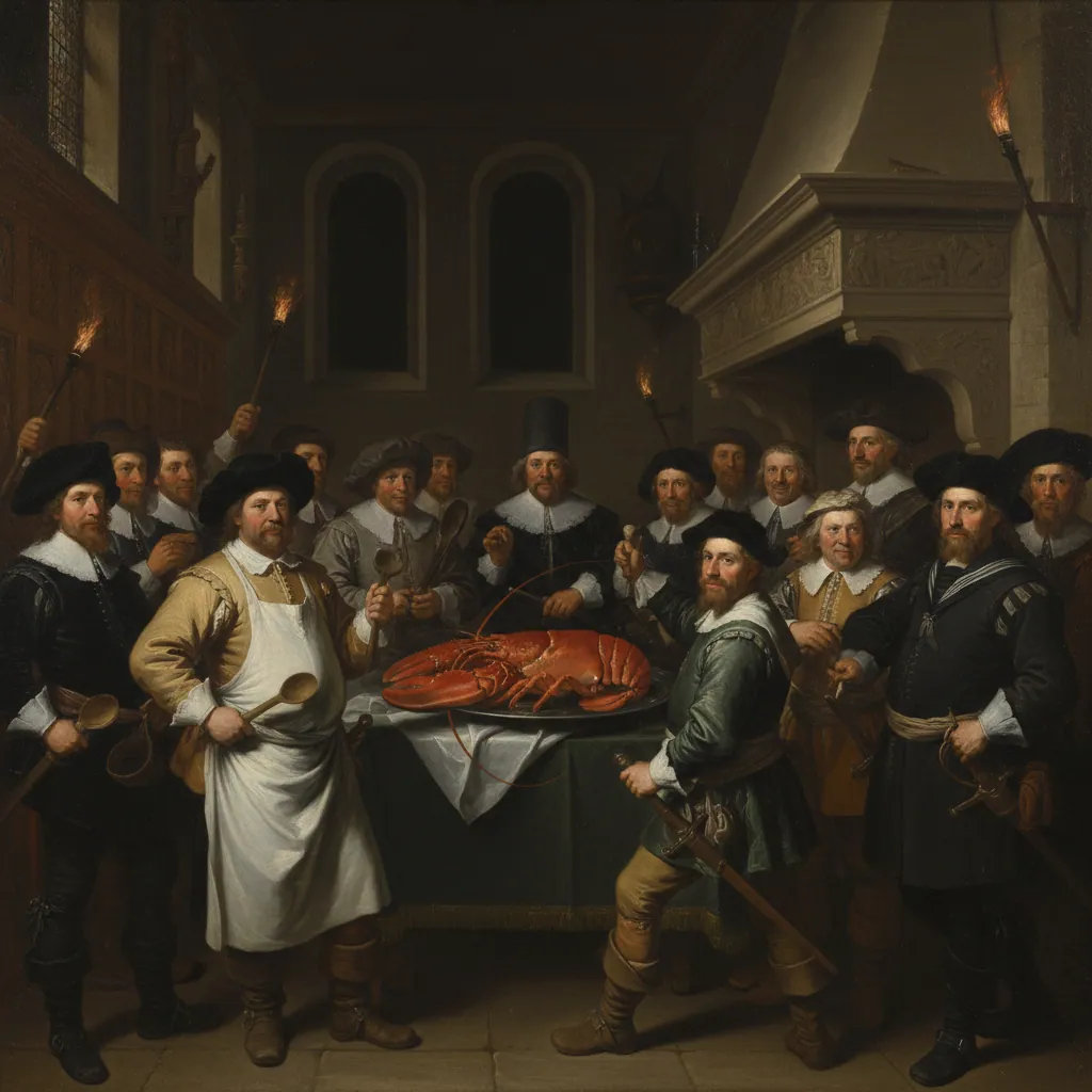 B12 Rembrandt Nightwatch Lobster Tribute