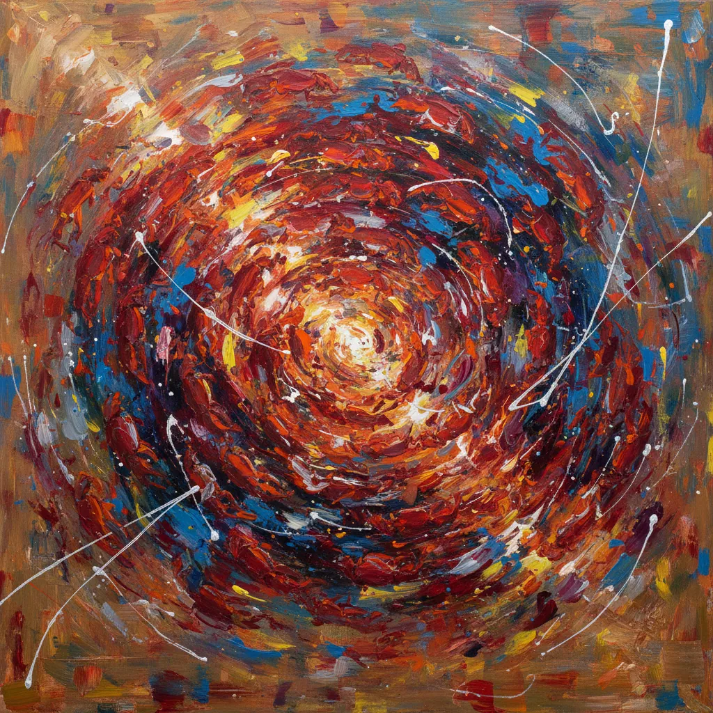 B9 Abstract Expressionist Swarm