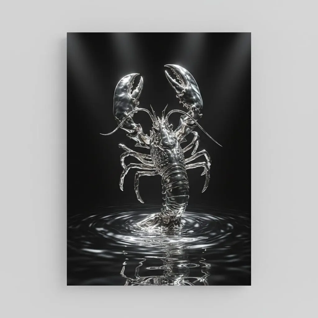 Museum Liquid Metal Lobster Rise