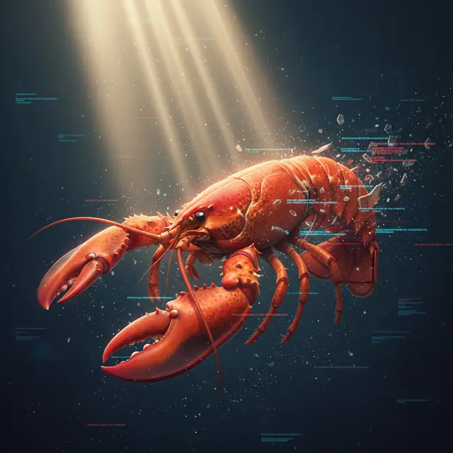 Museum Lobster Molting