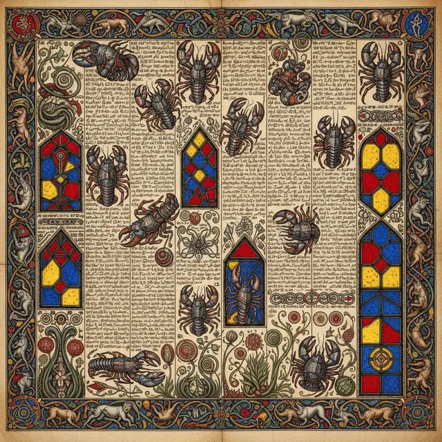 Voynich Wing De Stijl 02c Dense