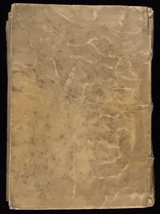 Back cover of the Voynich Manuscript