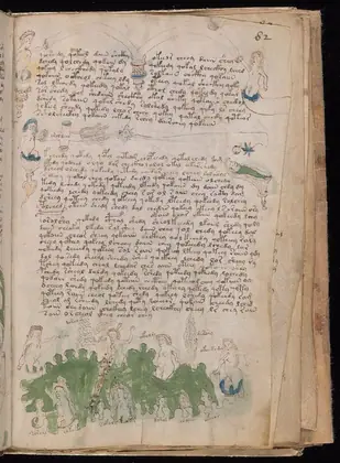 Folio 82r of the Voynich Manuscript